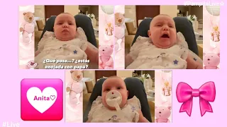 #Anita♡ enojada con Papá? 😍 #Pampita #MiniPampita 🎀