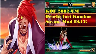 KOF 2002 UM Orochi Iori Kombos Steam, Mod EGCG, link na descrição 👇