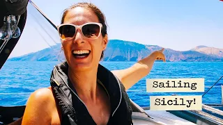 Summertime sailing in Sicily: the Aeolian Islands, the Strait of Messina and Siracusa. #52