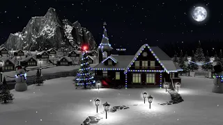 Новогодняя анимация 2019  // Christmas village // New Year 2019 // Dream Island