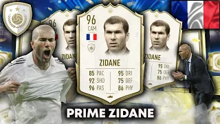 96 PRIME ICON ZINEDINE ZIDANE PLAYER REVIEW!! MR. ZIZOU!