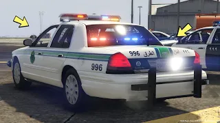 شرطة المرور السعودية في جي تي أي 5 مود الشرطة | GTA V LSPDFR POLICE MOD