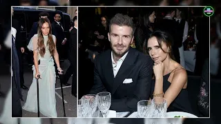 Victoria Beckham Is A Vision In A Ruffled Sheer Dress For Her 50th Birthday Bash As David Beckham