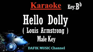 Hello Dolly (Karaoke) Louis Armstrong  Male key Bb