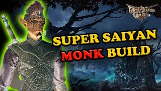 Play like a SUPER SAIYAN with this Monk Build! | Baldur's Gate 3