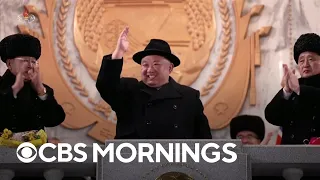 Kim Jong Un presides over military parade