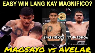 SINO ANG KALABAN NI MAGNIFICO? MARK MAGSAYO VS ISAAC AVELAR  PREV FIGHT HIGHLIGHTS & COMPARISON