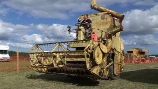 VINTAGE WORKING RALLY 2011 (PART 35) CLAAS GIANT MATADOR HARVESTER