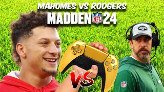 Patrick Mahomes Play Madden 24 Vs Aaron Rodgers