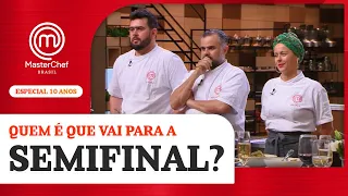 A avaliação da semifinal profissional! | Especial de 10 anos | BAÚ MASTERCHEF