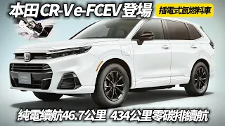 本田 Honda CR-V e-FCEV CR-V氫燃料電池車發表｜零碳排放續航里程434公里 V2L外供電 ｜CR-V e-FCEV 2024【#中天車享家】#朱朱哥來聊車  @CtiCar