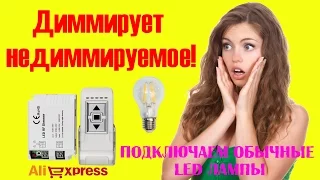 Диммер для светодиодных ламп на 220В с сайта AliExpress.