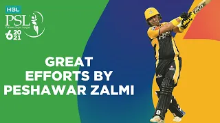 Great Efforts By Peshawar Zalmi | Islamabad United vs Peshawar Zalmi | Match 33 | HBL PSL 6 | MG2T