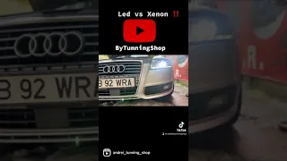 LED vs XENON #audi