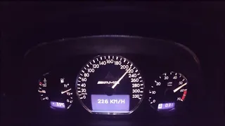 Mercedes AMG Kompressor W210 E55 Acceleration 100-280 600HP
