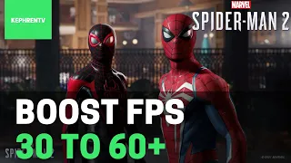 BEST PS5 Settings for Spider-Man 2! (Maximize FPS & Visibility)