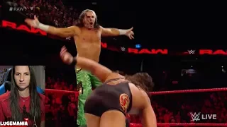 WWE Raw 9/25/17 Matt Hardy Jason Jordon v Miztourage