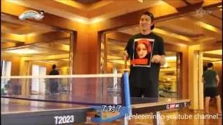 HD Lee Min Ho 이민호 Plays Ping Pong in Cute Way, Beijing 2013