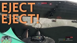 BATTLEFIELD 1: Attack Plane vs Zeppelin. Eject!