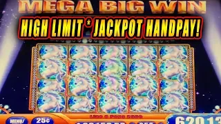 MEGA BIG WIN ON YOUTUBE PLAYING HIGH LIMIT ★ MYSTICAL UNICORN ➜ JACKPOT HANDPAY!