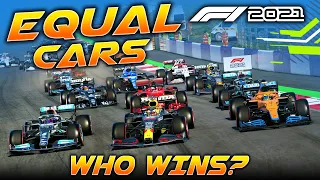 WHAT IF THE WHOLE F1 GRID HAD EQUAL CARS! WHO WOULD WIN?! | F1 2021 Game Experiment