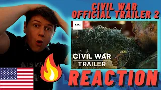 Civil War | Official Trailer 2 HD | A24 - IRISH REACTION