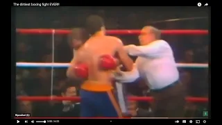 This is the dirtiest boxing fight EVER!! RIP Gerrie Coetzee.