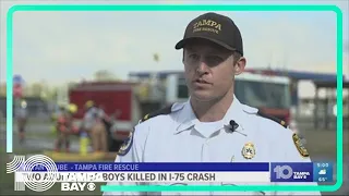 2 adults, 2 boys killed in major crash on I-75