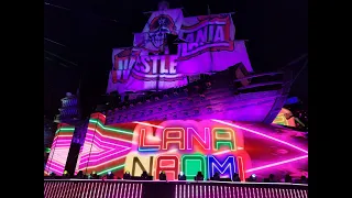 WWE WrestleMania 37 Lana & Naomi Live Entrance Night 1