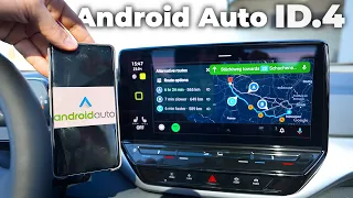 Volkswagen ID.4 Android Auto 2021 Demonstration Multimedia System