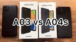 Samsung Galaxy A04s vs Samsung Galaxy A03