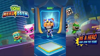 Talking Tom Hero Dash | Unboxing Ultra rare chests | Saving Angela | 게임 플레이