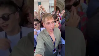 La reacción viral de un influencer tras ver la mascletà en las Fallas de València