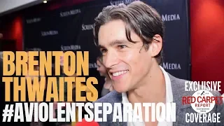 Brenton Thwaites talks Titans S2 and working with Batman at the Premiere of A Violent Separation