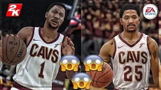 ITS NOT EVEN CLOSE!!! NBA LIVE 18 VS NBA 2k18!!! GOD LEVEL GRAPHICS