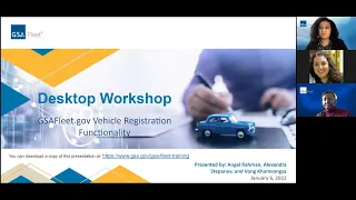GSA Fleet Desktop Workshop: GSAFleet.gov Vehicle Registration Functionality