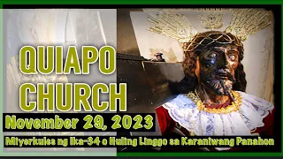 Quiapo Church Live Mass Today November 29, 2023