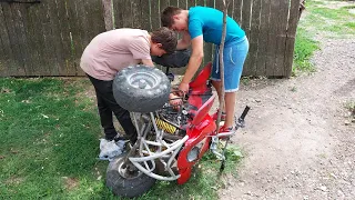 AM REPARAT UN ATV DE 107cc STRICAT RAU ATV VLOG PARTEA 1