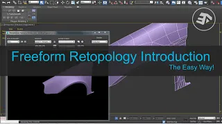 3ds Max - Introduction to Freeform Retopology tools [Tutorial]