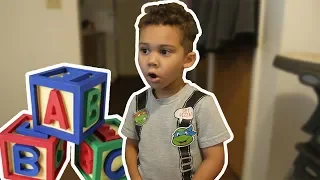 Learn ABC Song | Liam Pretend Play Nursery Rhymes ABCD Song