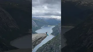 TROLLTUNGA,NORWAY. #trolltunga #nature #norway #adventure #hiking #fyp #bucketlistadventures