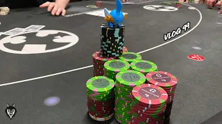 BIGGEST LIVESTREAM WIN!! ACES ALL-IN 2X?!? STRAIGHT FLUSH?!? BROADWAY?!? | Poker Vlog #99