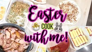 Easter Dinner Cook with Me! 🍖 Ham 🥔 Instant Pot Mashed Potatoes 🍝 Manicotti 🥥 Coconut Cream Pie
