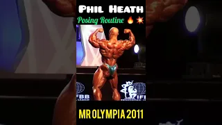 Phil Heath Posing Routine 🔥💥Mr Olympia 2011 #mrolympia #philheath #shorts #viral #trending #gym