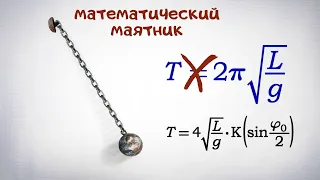 Период математического маятника. В школе обманывали?