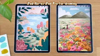 iPad Air vs iPad Pro for Drawing and PROCREATE - Which Should You Choose?