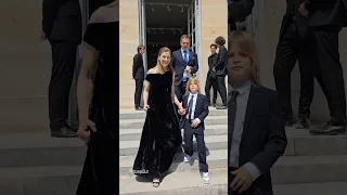 Rosamund Pike at the Dior Haute Couture show in Paris.  #rosamundpike