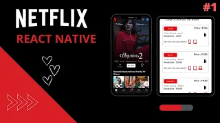 🔴 Let's build Netflix with React Native with Firebase Authentication, Stripe  | Demo | Expo | Day 1