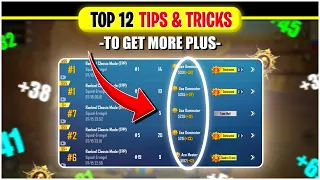 🔥 Top 12 Tips To Get More Plus in BGMI  & PUBG Mobile | How to Get More Plus Points in BGMI?