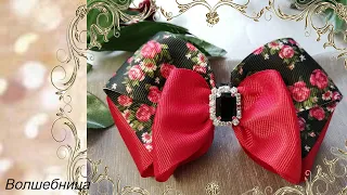 Нарядные бантики для девочки  из лент своими руками/DIY ribbon bows